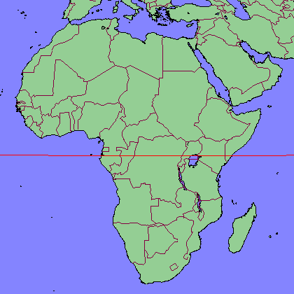 アフリカ地図