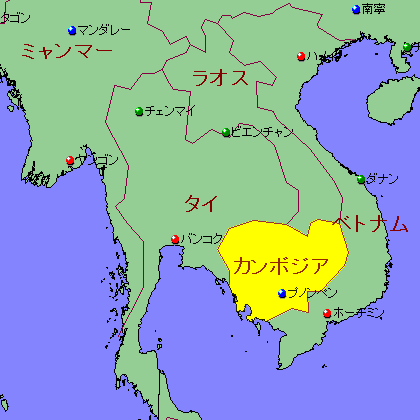 メコンとトンレサップの幸に恵まれた国、カンボジア