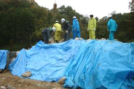 「現地は埋め戻され行っても何もありませんよ」と言われていた通りでした