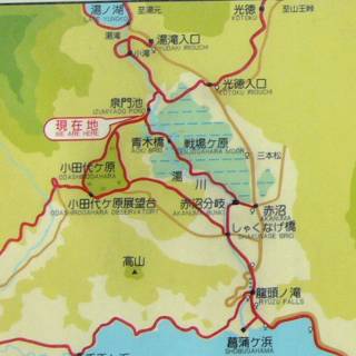 戦場ヶ原ハイキング地図