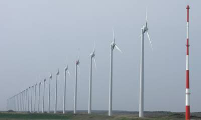 28基もの風車が並ぶオトンルイ風力発電所