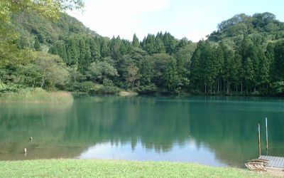 標高540m地点にある高浪の池 標高540m地点にある高浪の池
