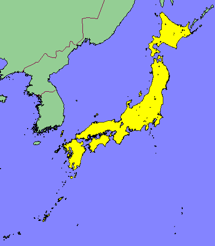 クリックすると白地図と地勢図が切り替わります