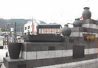 太宰府駅前の水時計