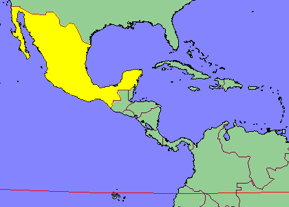 メキシコ地図 メキシコ地図
