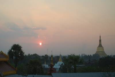 「夕日が見たい」と言ったら連れて行ってくれたヒタゴン･パゴダからの眺望