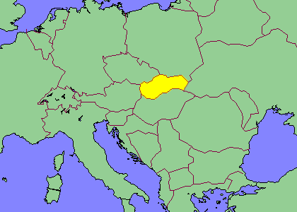スロバキア地図