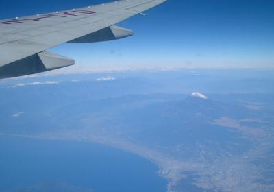 富士山上空