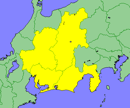 クリックすると白地図と地勢図が切り替わります