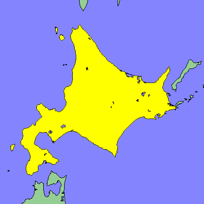 クリックすると白地図と地勢図が切り替わります