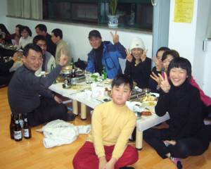 6年生のJan君、中学生のJeongちゃん一家 6年生のJan君、中学生のJeongちゃん一家