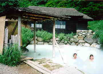 鶴の湯露天風呂