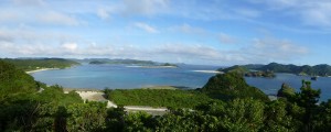 座間味島、「神の浜展望台」からの眺め