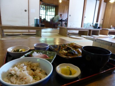 茄子味噌定食：850円