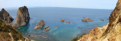 日本の渚百選にも選ばれた島武意海岸 日本の渚百選にも選ばれた島武意海岸